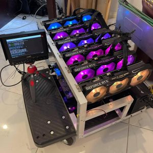 เครื่องขุดเหรียญดิจิทตอล GPU HUB